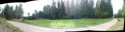  Lunch across an open field.